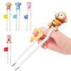 Baby Learning Training Chopsticks Cartoon Animal Beginner Chopstick Tableware Kids Eating Training Helper