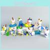 Anime Pochacco Pvc Model Collection 9 Pieces Beach Series Gift For Home Decor