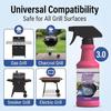 Farmty Grill Cleaner Foam, Powerful Degreaser Spray for Grill, Oven & Kitchen, Quick-Acting 120ml
