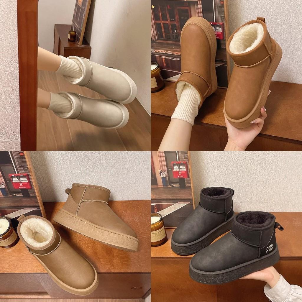 Cozy And Stylish Women's Faux Fur Lined Snow Ankle Boots With Non-slip Waterproof Features