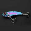 Metal Vib Blade Lure Fishing Vibration3D Hardbait Treble Hook Tackle Pesca Bait