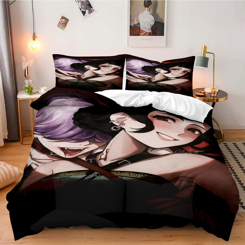 Комплект постельного белья K-Pop Demon Hunter для фанатов, для детей, машинная стирка, прочный, размер кинг, квин, твин, для K-pop девушек, домашний декор для спальни