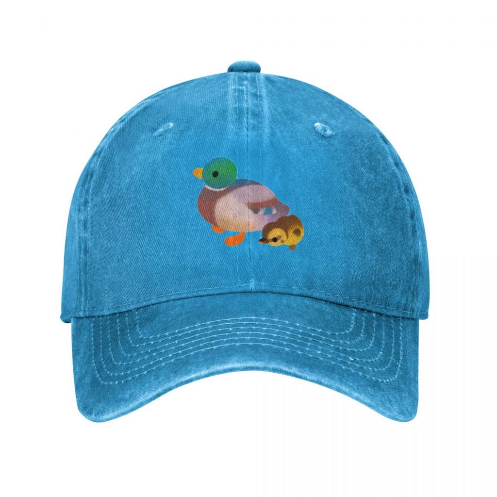 Duck and Duckling  dark Baseball Cap Beach Outing Luxury Hat Horse Hat fun hats Golf Unisex Womens