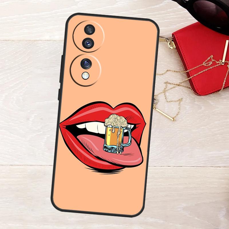 Чехол-бутылка Time Drink для Honor 200 400 Pro 50 70 90 X9a X9b X9c X9d X8a X8b X8c Magic 7 Lite 5 6 8 Pro