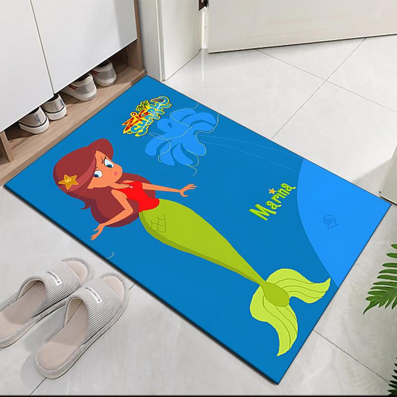 Zig & Sharko Printed Carpetrugfor Office Chair Living Room Bedroom Kitchen Room Decor Gifts