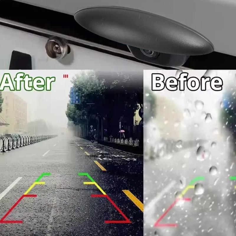 Universal Car Reverse Camera Rain Cover Guard Silicone Protector Hood Waterproof Dustproof Shield Auto Rear View Visor Accessory