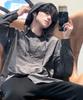 КОСТЮМ ЧАСЫ [Съемный капюшон] Лонгслив с капюшоном из нейлона 2 цвета Coossh196