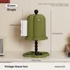 Tissue Holder Vintage Tissue Paper Box Holder, Household Tissue Cover Box with Underside Trinket Tray Coffee Table Roll Paper