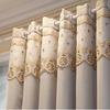 Curtains Double Lace Full Blackout Curtains Nordic Princess Style Living Room Bedroom Balcony Curtain Rod Bay Window