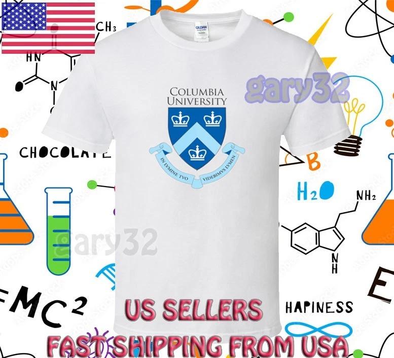 НОВАЯ ФУТБОЛКА COLUMBIA UNIVERSITY SUPPORTER RACING LOGO Футболка СМЕШНАЯ РАЗМЕР S-5XL