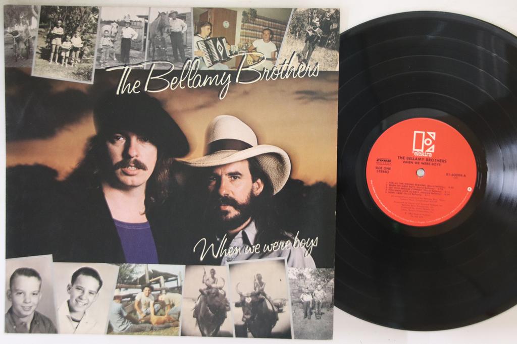 Виниловая пластинка BELLAMY BROTHERS - When We Were Boys E160099 ELEKTRA US Кантри Б/У