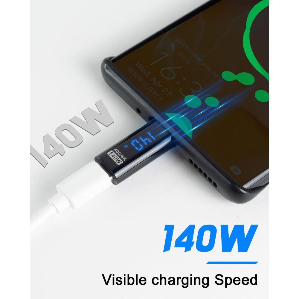 PD 140W USB-C адаптер цифровой светодиодный дисплей измеритель мощности тестер для iOS конвертер мобильный телефон