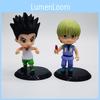 Adorable Q Version Hunter X Hunter Figurines Set Featuring Gon Killua Kurapika And Hisoka