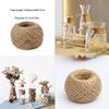 Hand-woven Jute Twine 100M/Roll Binding Rope  For Handmade Craft Baking Decoration Packing Gift Box