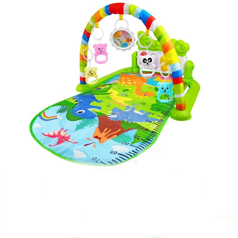 Fitness Newborn Rack And Interactive Pedal Piano Toy With Lights Music And