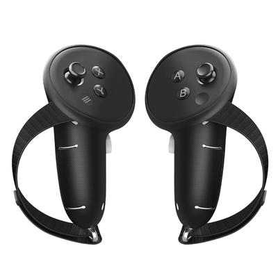 Силиконовый защитный чехол для VR-контроллера, чехол-рукоятка, регулируемый ремешок с крышкой для доступа к батарее, для 3