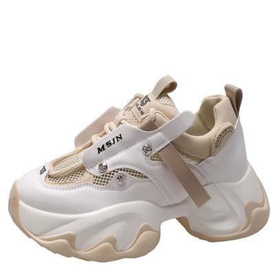 Мода 2024 года, новые кроссовки для бега, женские дышащие повседневные туфли, легкая спортивная обувь для активного отдыха, модные кроссовки на платформе для ходьбы 7 см