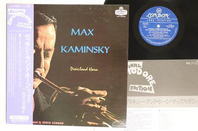 Виниловая пластинка МАКС КАМИНСКИ Dixieland Horn LAX3309 LONDON 1974 Япония Obi Джаз Б/у