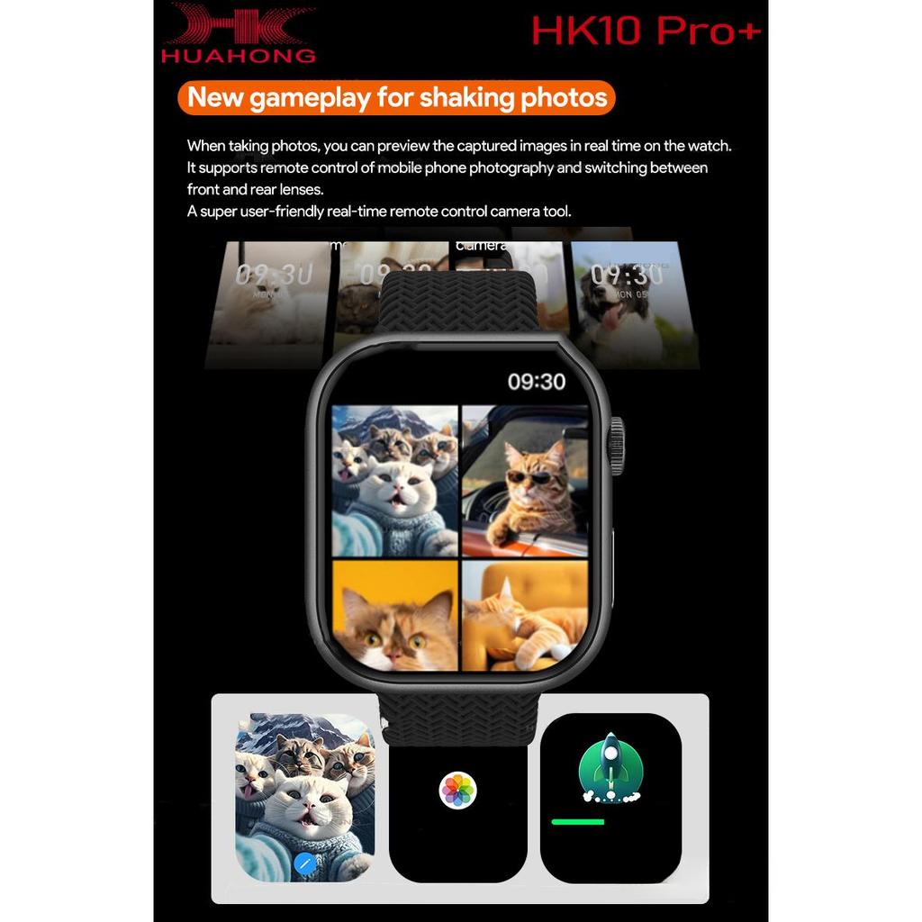 2024 Оригинальные умные часы HK10 Pro Plus AMOLED для мужчин и женщин с функцией определения гравитации, 3D-меню, TWS, альбомом, компасом, чатом, умными часами GPT