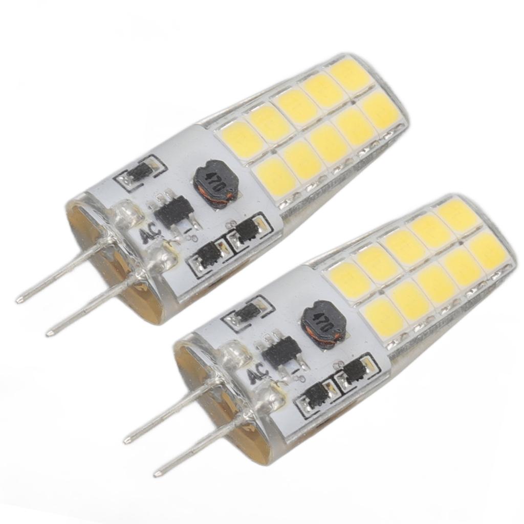 2 шт. G4 светодиодная лампа 12 В 2 Вт белый свет энергосберегающая светодиодная лампа для офиса, зала, бара, дома