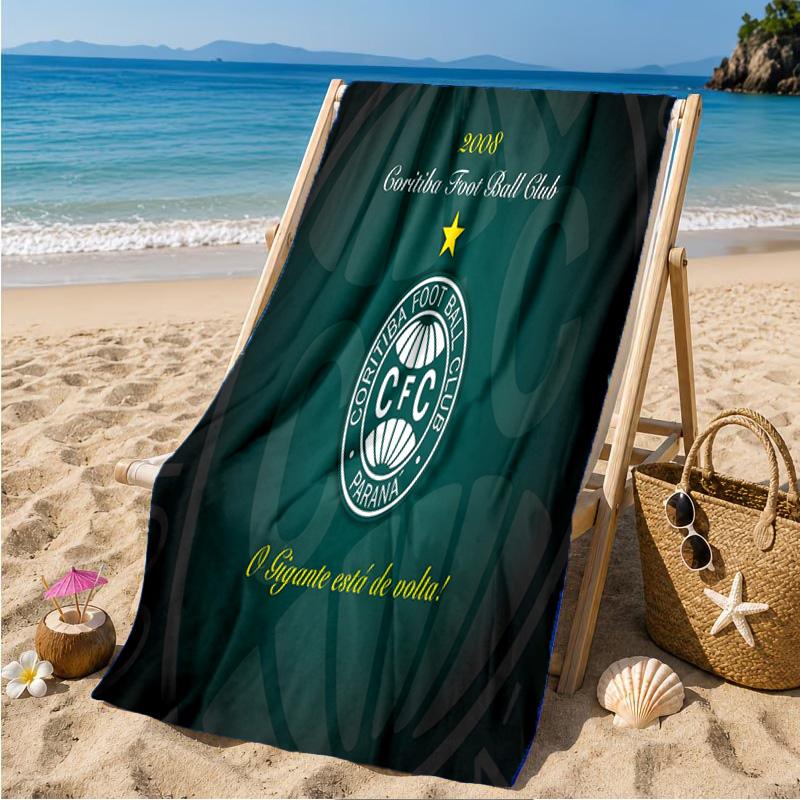 Coritiba Football Club Return Beach Towel Microfiber Beach Towel, Lightweight and Quick-Dry, for Summer Travel, Swimming Pool Fan Birthday Gift