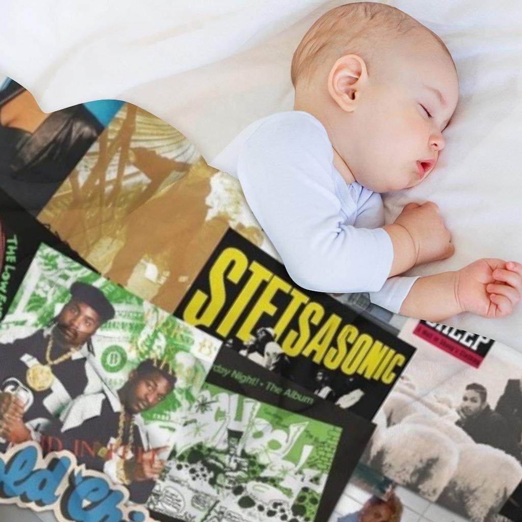 Плед в стиле Old School Hip Hop Декоративный для дивана Игрушки на Хэллоуин Тонкие пледы