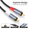 Y-разветвитель RCA Кабели RCA 1 гнездо на 2 штекера Адаптеры Стерео Аудио Кабель Шнур для Телевизора Сабвуфера Усилителей Динамика
