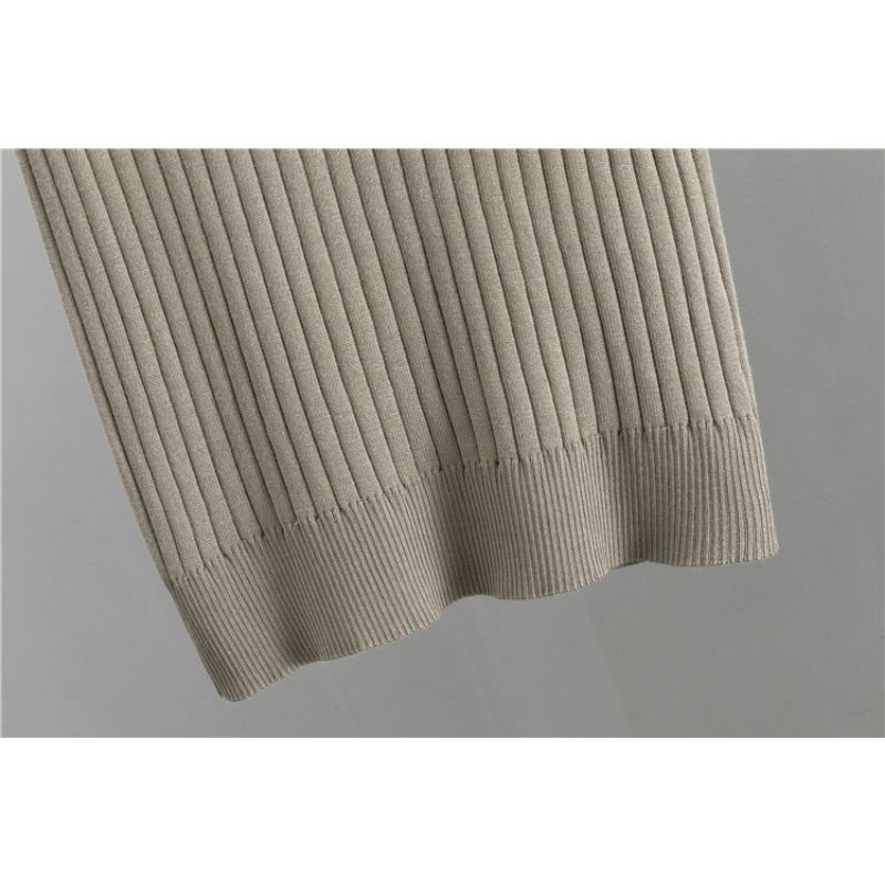 Осенне-зимний женский трикотажный костюм больших размеров Lazy Temperament без рукавов, жилет, свитер, кардиган, брюки