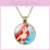 Элегантное ожерелье-подвеска «Ариэль Русалочка» для девочек и женщин, мультяшный стиль принцессы
