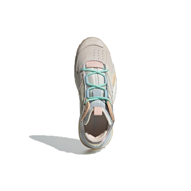 adidas Женские кроссовки для стритбола 'Серый Белый Желтый' GZ2793