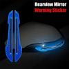 Автомобильное зеркало заднего вида, бесследное зеркало, светоотражающая наклейка, автомобильный Стайлинг, предупреждение о безопасности, светоотражающая наклейка, автомобильное зеркало, декоративная полоса