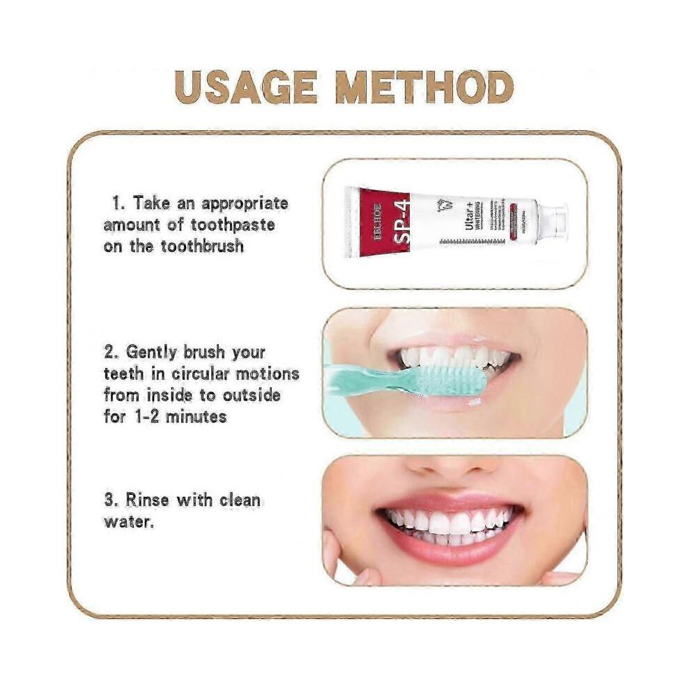 Dentifrice Sp-4, dentifrice blanchissant probiotique Sp-4, dentifrice éclaircissant SP-4, dentifrice haleine fraîche, dentifrice détachant