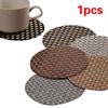 1 шт., тканые подставки из ПВХ, изоляционный коврик для чашек ресторана, теплоизоляционный нескользящий коврик для стола