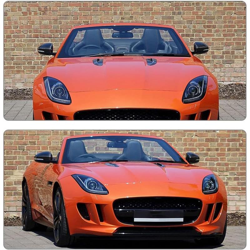Carbon Fiber Rearview Mirror Cover For Jaguar F-Type 2013- Door Side Mirror Cover Trim Exterior Replacement Accessories