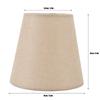 6PCS Clip On Design Lamp Cover 5.1 inch Height Small Lamp Shades Modern Lampshade  Indoor Lamp