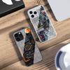 Механическое устройство черное Для IPhone 16 Pro Max 15 Pro 14 13 12 Mini 11 XS Max XR 7 8 Plu SE 2022 Закаленное стекло Чехол для телефона