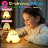 Penguin Nursery Night Light, LED Squishy Silicone Lamp,2 Levels Dimmable Bedroom Nightlight Touch Lights,Dorm Decor lamps