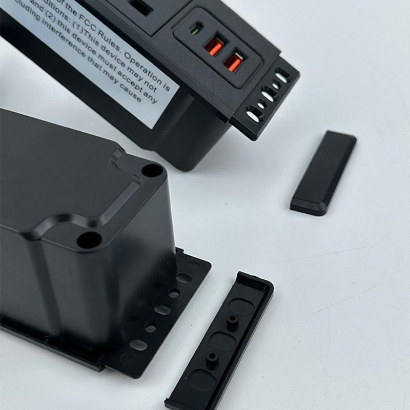 Удлинитель с розетками AC110-250V и портами USB Type-C, встроенная скрытая розетка для стола, для дома и офиса, скрытая розетка