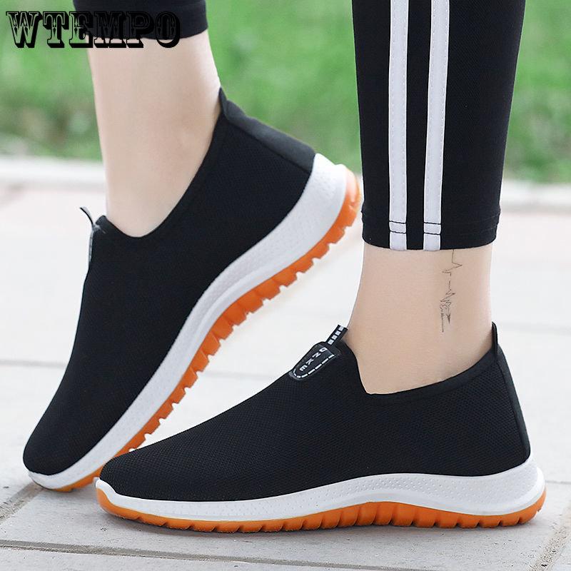 Single Shoe Mom Dad Old Middle-aged and Elderly Shoes Non-slip Soft Sole Walking Shoes Men and Women Old Beijing Cloth Shoes