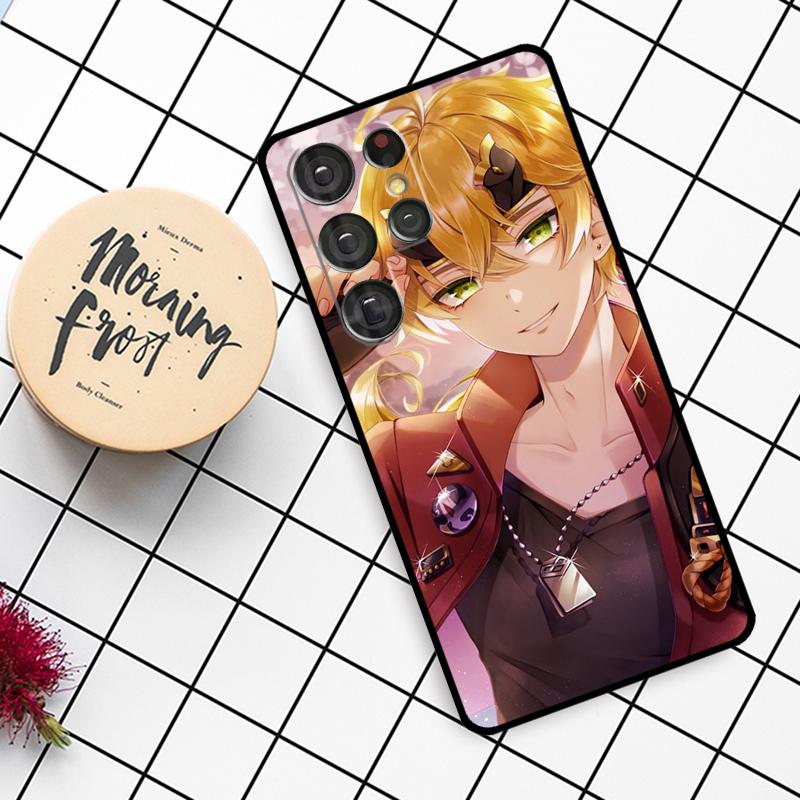 Чехол для телефона Genshin Impact Тома для Samsung Galaxy S25 Ultra S23 S22 S21 S20 S24 Ultra S9 S10 Plus S25 FE