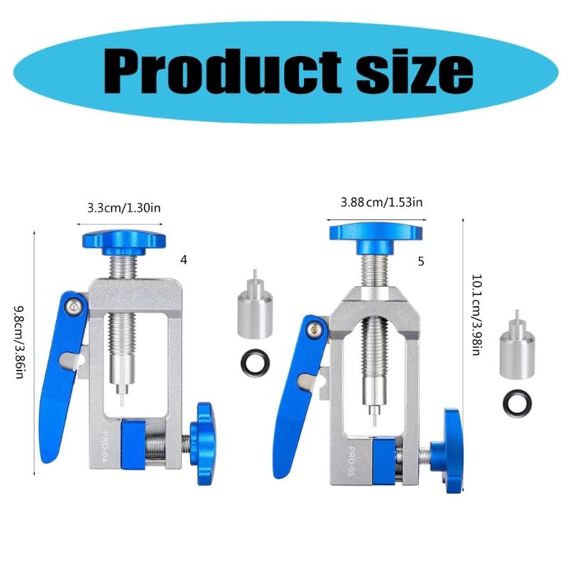 Велосипеды Инструмент для вставки иглы для смазки Инструмент для вставки шланга гидравлического дискового тормоза с резаком Игловодитель Инструмент для вставки