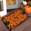Halloween Spooky Spider Web Pumpkin Doormat Witch Haunted House Bat Ghost Pattern Floor Rug Holiday Decor Entryway Carpet