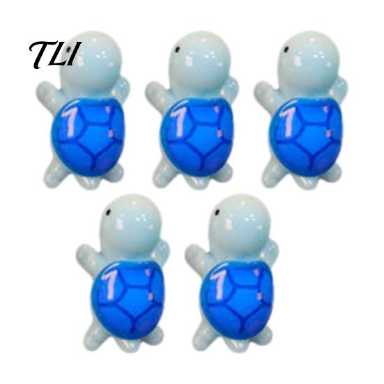 Magnetic Memo Holders 5Pcs Mini Resin Turtle Refrigerator Magnet, Colorful Tortoise Fridge Decorative Magnets Home Office Kitchen Locker Accessories