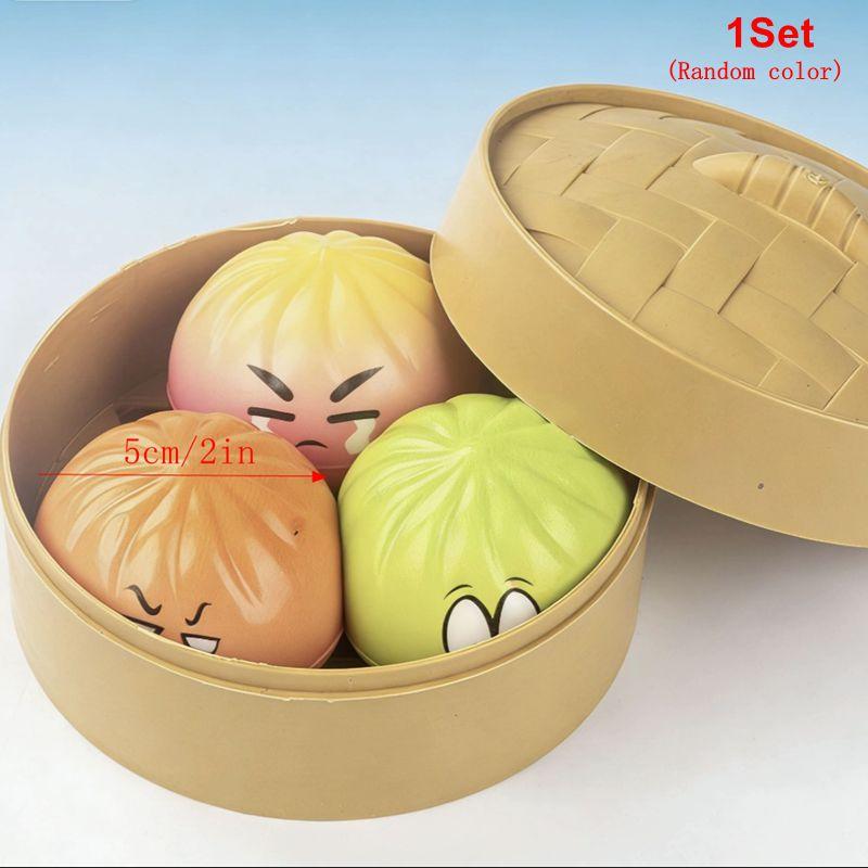 Dumpling Squishy Toys Squeeze Mystery Dumplings Sensory Ball Party Gifts Anti Stress Props Stress Relief Decompression Toys