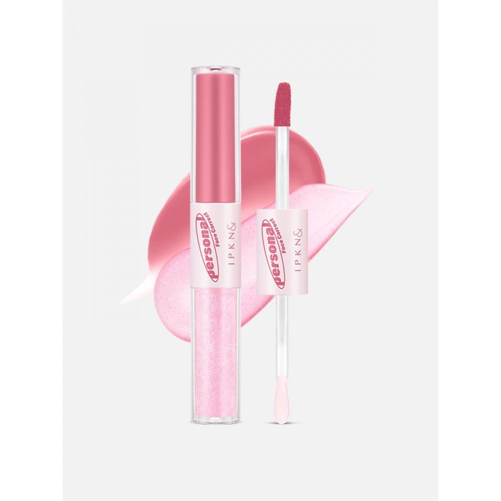 Big Personal Tone Tinted Gloss Duo Hug Pink