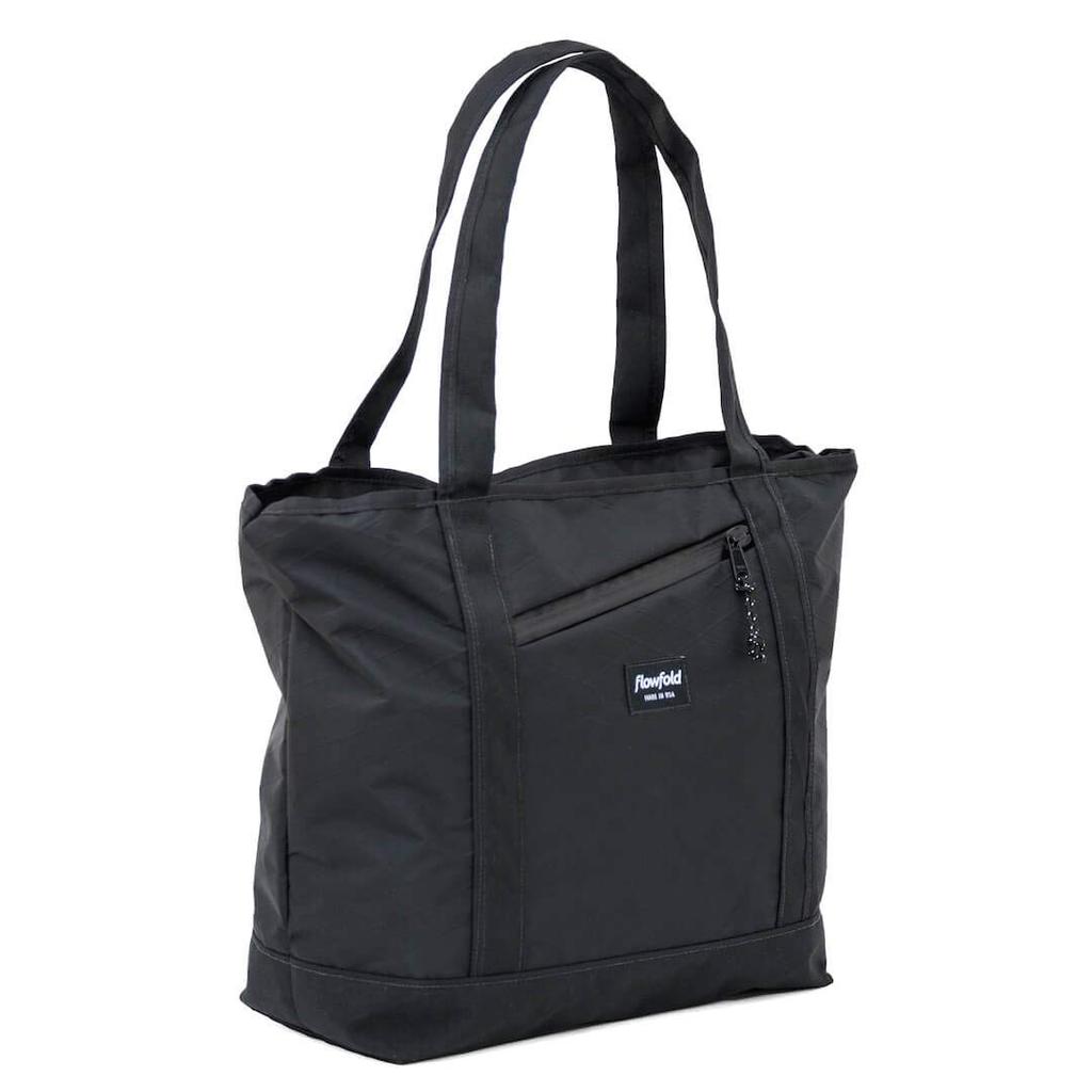 Flowfold Zip Porter Outdoor Tote Bag, 16L Limited Edition, Jet Black (FFZT001000)