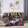 Norris Actor Vintage Poster Throw Blanket Soft Comfy Funny Blanket  For Sofa Home Travel Flannel Bedspread Bed Cover