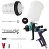 Spray Gun Nozzle 1.3 And1.8mm With 400CC Mix Tank And Adpater Car Paint Gun Varnish Paint Sprayer HVLP 4000B Air Spray Gun