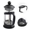 Кофейник 16x7,7 см. Пресс для кофе, 1 шт., черный, прозрачный