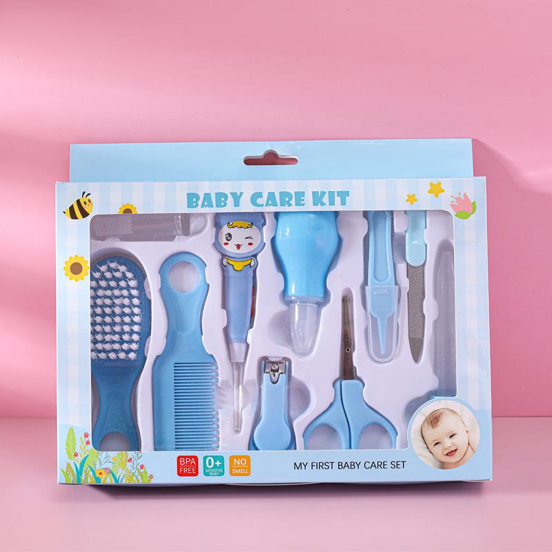 Baby Care Set with Nail Trimmer for Babies Health Newborn Safety Kit Hair Daily Care Kit For Newborn Babies Thermometer High Quality Set